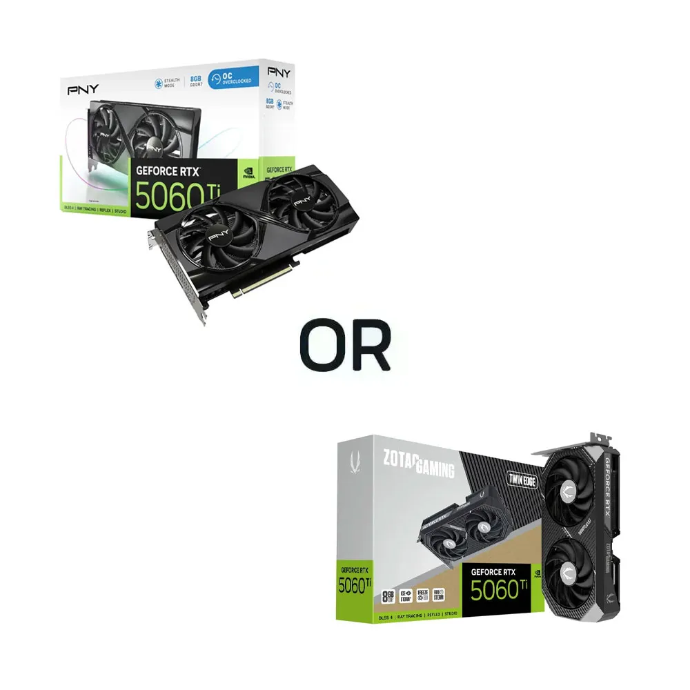 PC Build NO.2654 (Intel Core Ultra 7 265KF, 32GB DDR5 RAM, RTX 5060 Ti 8GB, 1TB NVMe SSD)