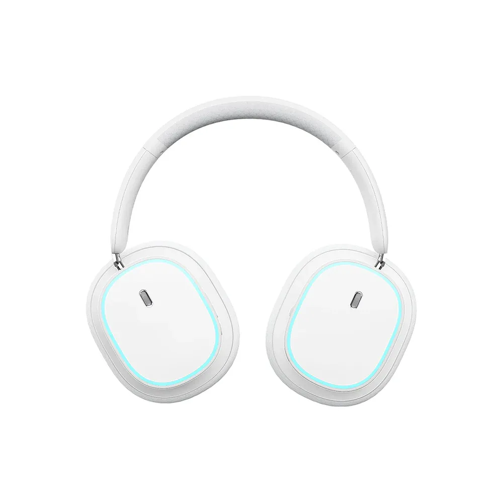 Baseus AeQur GH02 Bluetooth 5.3 Headphones, 3 Connectivity Modes, 2.4G/Wireless/Cable, Detachable Earbuds with Microphone, Gaming Headset