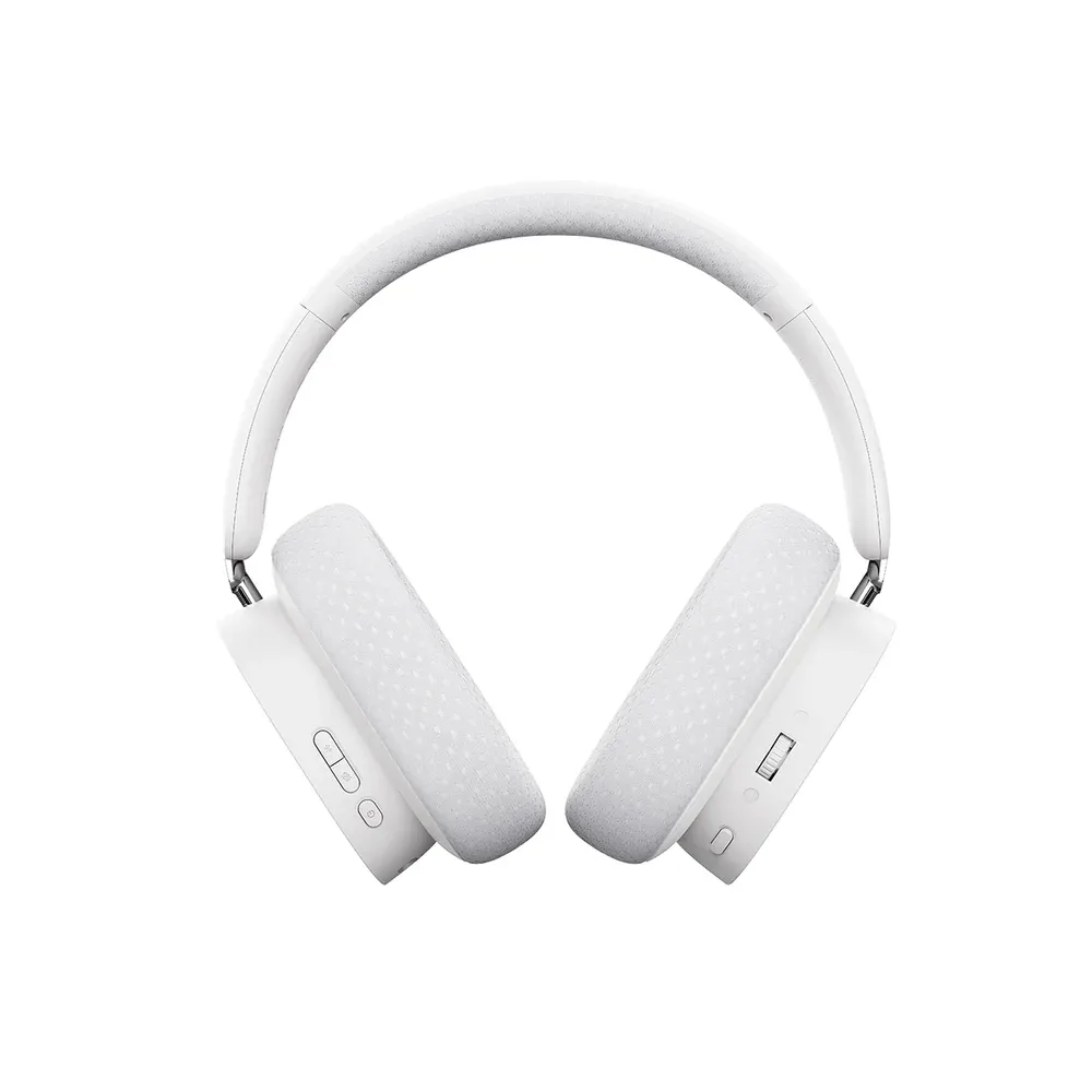 Baseus AeQur GH02 Bluetooth 5.3 Headphones, 3 Connectivity Modes, 2.4G/Wireless/Cable, Detachable Earbuds with Microphone, Gaming Headset