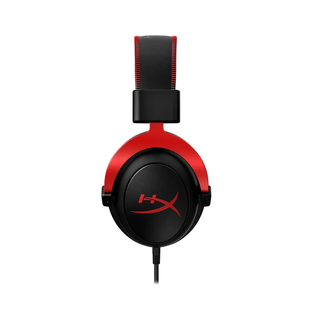 HyperX Cloud II –Wired Gaming Headset, 7.1 Surround Sound, Multi-Platform - Black & Red