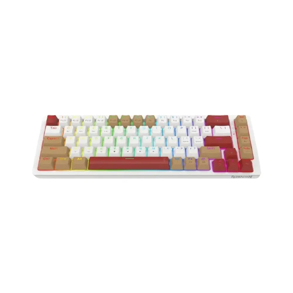 Redragon K677 Rammus Pro 60% Mechanical Gaming Keyboard, Brown Switches, Hot-Swappable, Tri-Mode Connectivity, Detachable Type-C