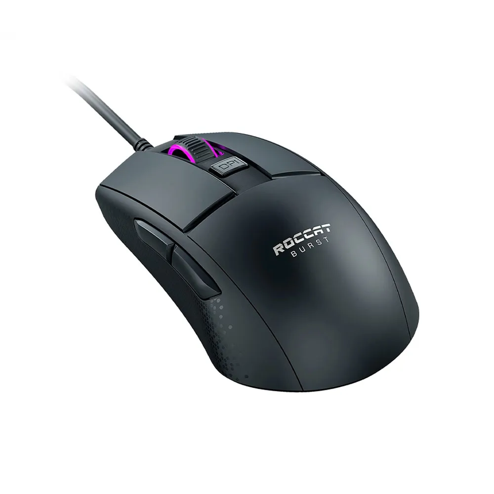 Roccat Burst Core, Extreme Lightweight Optical Core Gaming Mouse, Optical Sensor 8,500DPI, 68g - Black