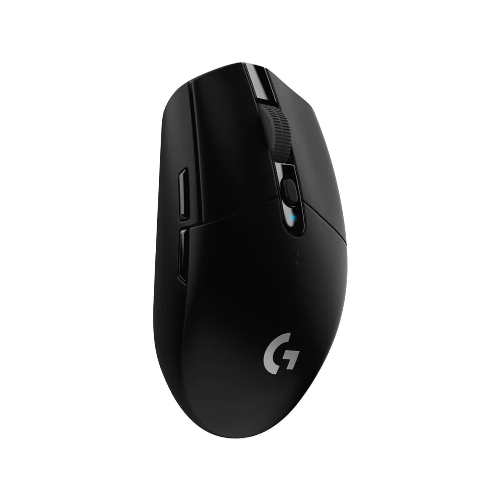 Logitech G305 LIGHTSPEED Wireless Gaming Mouse, Hero 12K Sensor, 12,000 DPI, Lightweight, 6 Programmable Buttons, 250h Battery Life, On-Board Memory - Black