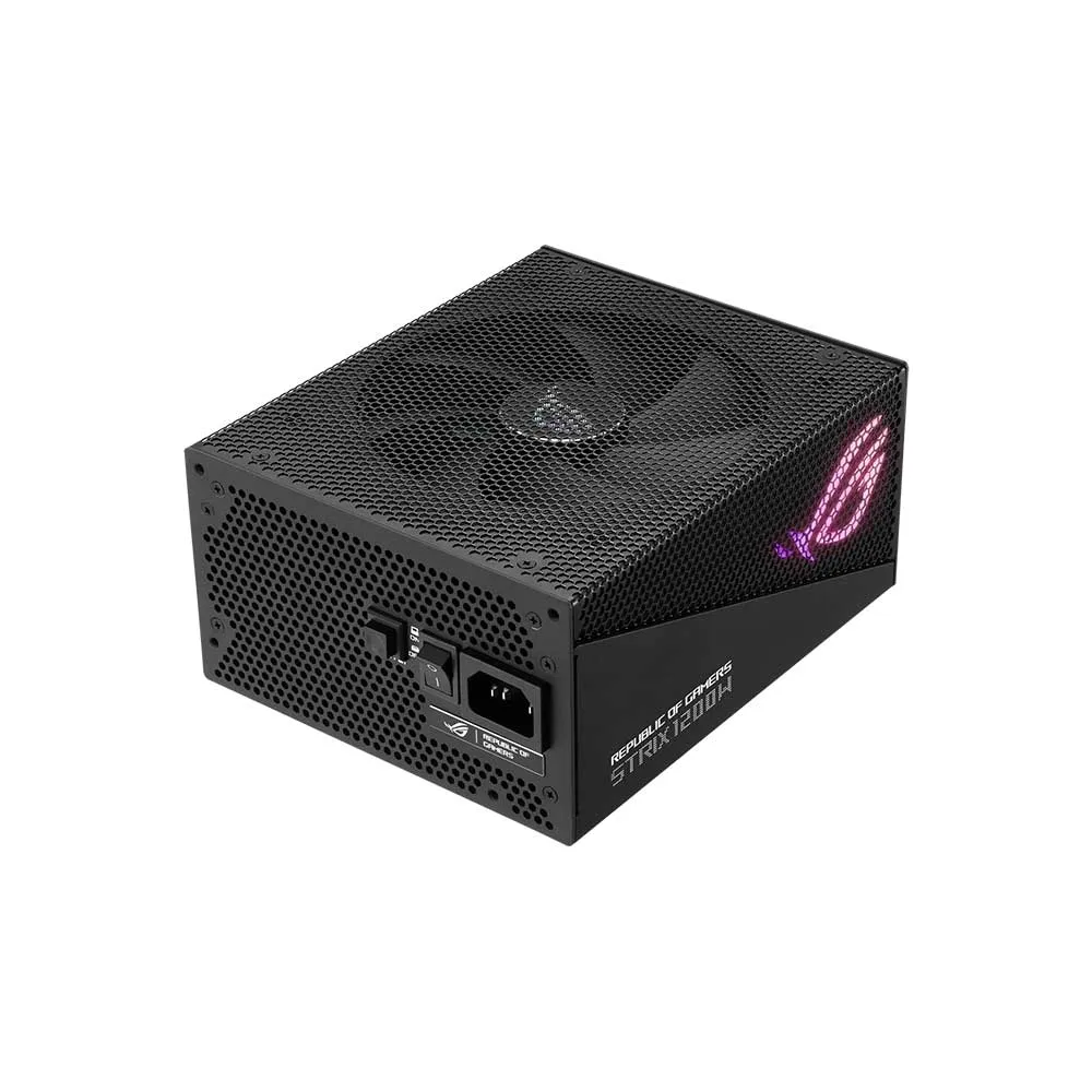 ASUS ROG Strix 1200W Gold Aura Edition, Fully Modular Power Supply, 80+ Gold Certified, ATX 3.0, PCIe Gen 5.0 Ready