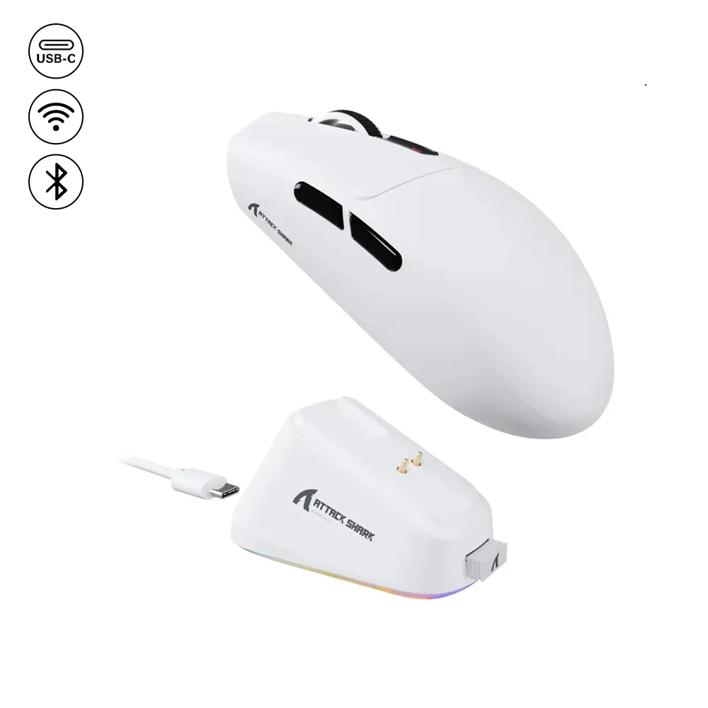 ATTACK SHARK R5 Ultra Carbon Fiber Wireless/Wired Gaming Mouse