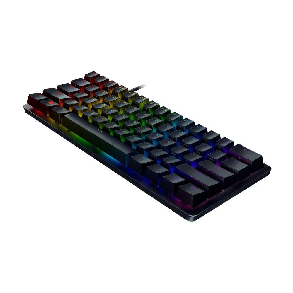 Razer Huntsman Mini 60% Gaming Keyboard Fast Keyboard Switches, Clicky Optical Switches, Chroma RGB Lighting, PBT Keycaps - Black
