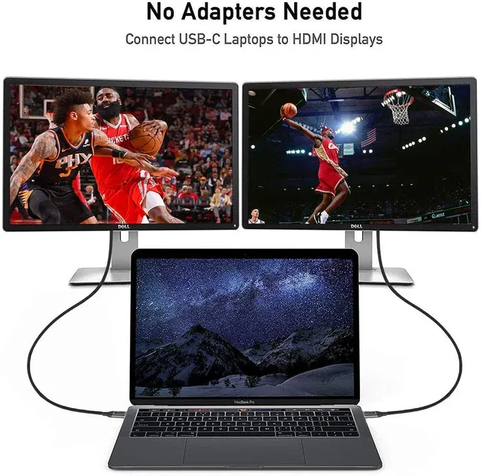 QGEEM USB-C TO HDMI CABLE-4K@30HZ