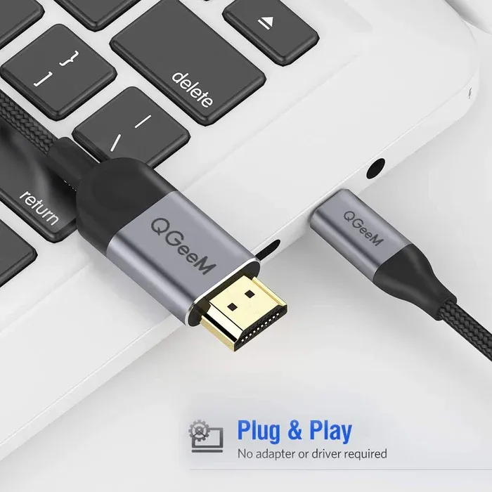 QGEEM USB-C TO HDMI CABLE-4K@30HZ