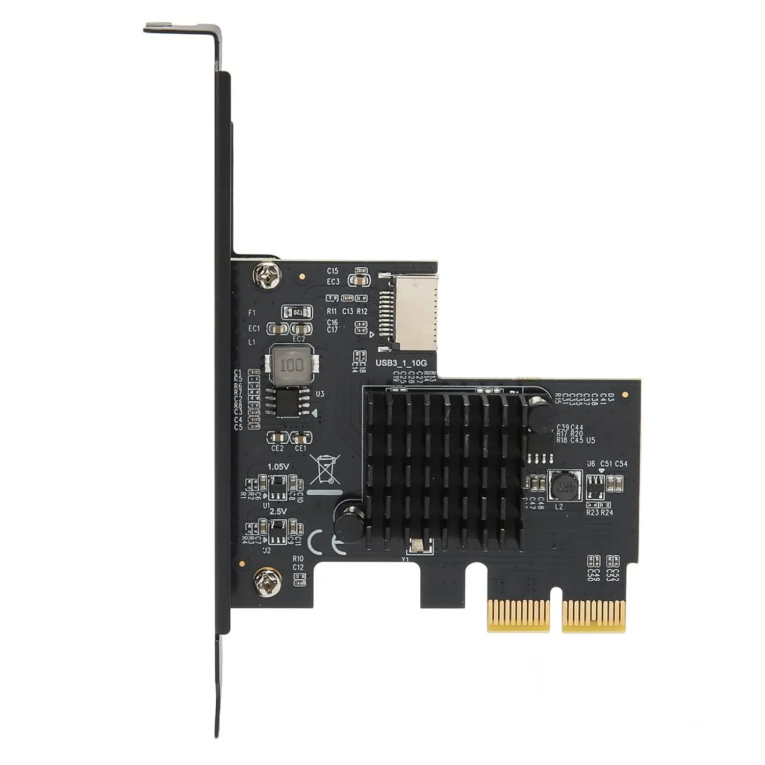 USB 3.2 Expansion Card, Front Panel Plug and Play 10Gbps
