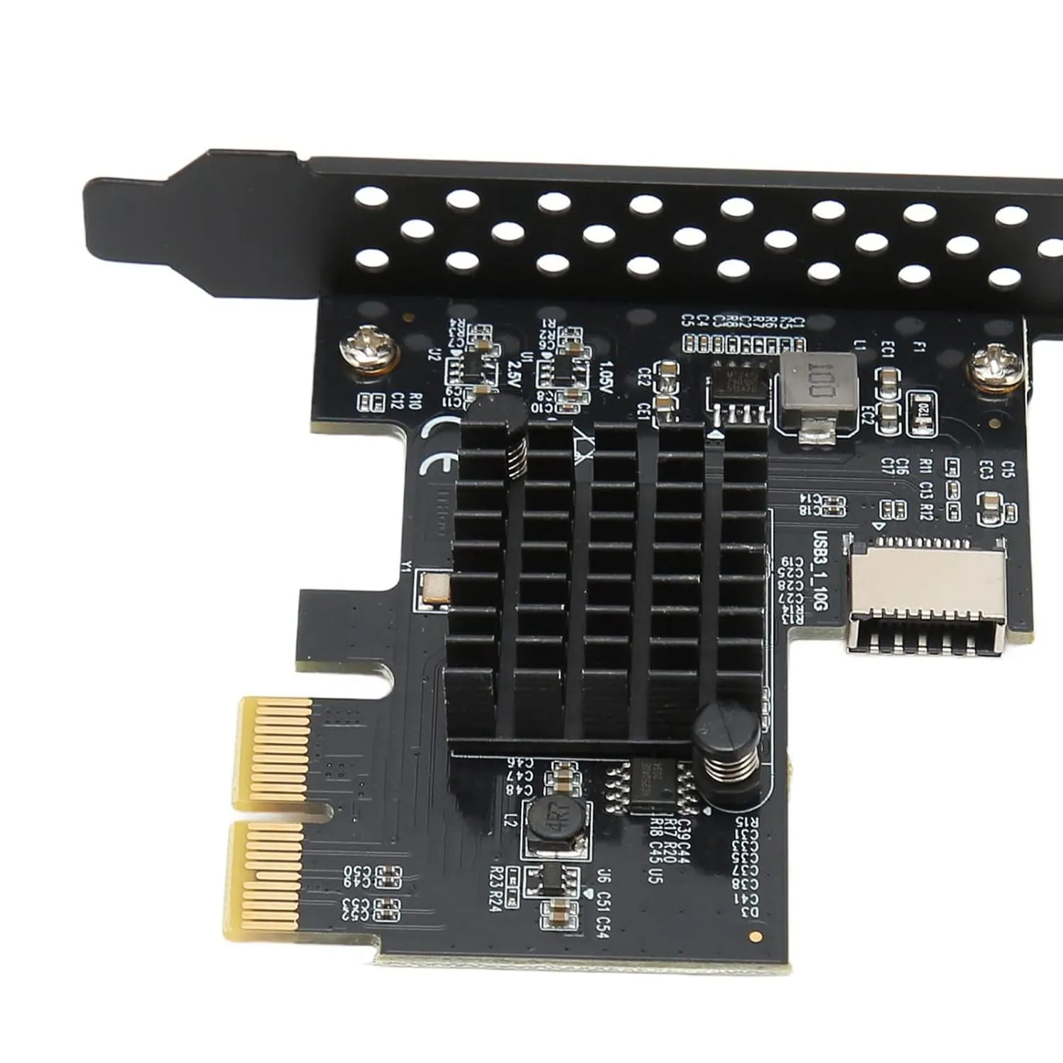 USB 3.2 Expansion Card, Front Panel Plug and Play 10Gbps
