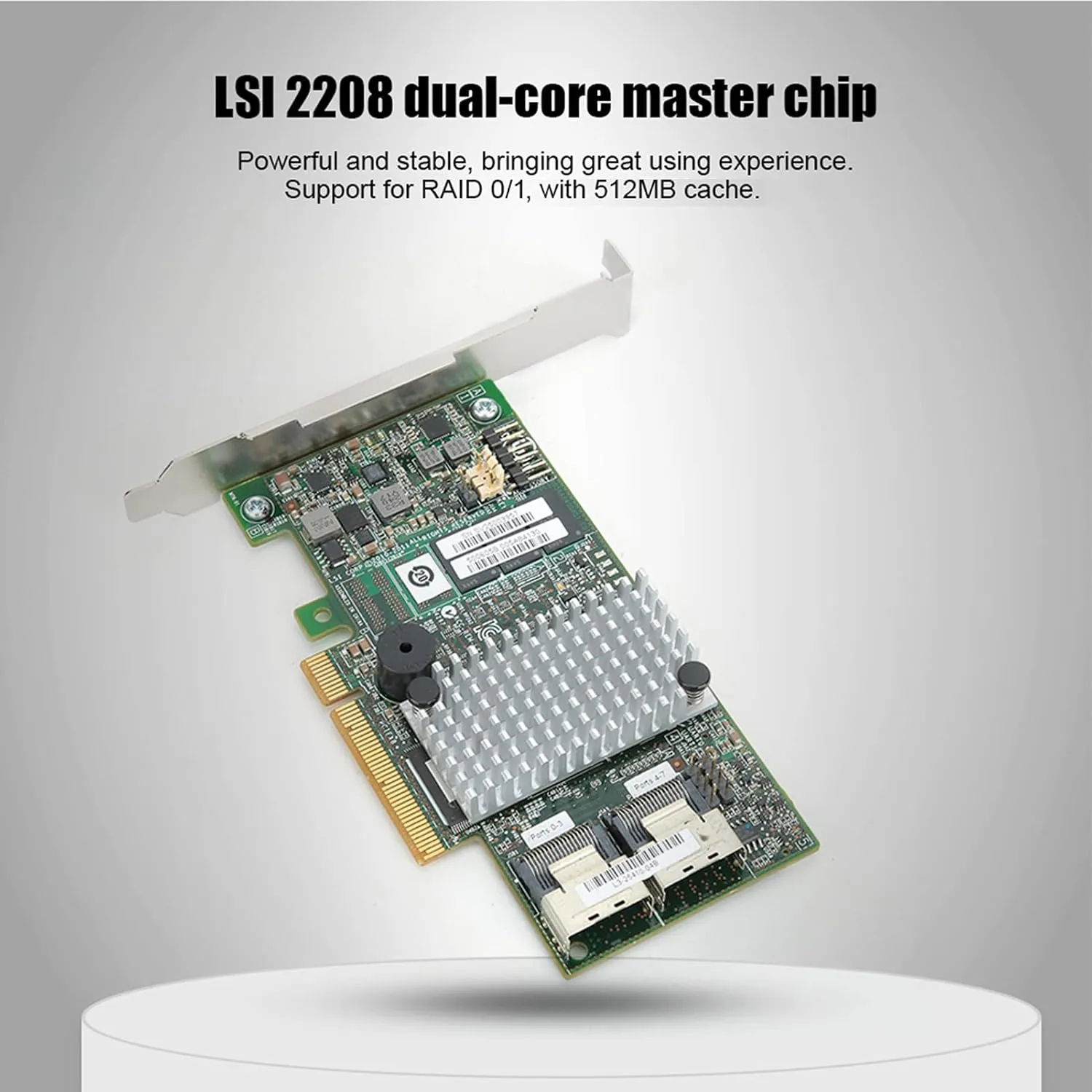Main Control Disk RAID Controller Card PCIE 8 6GBps 512M RAID 0 1 (S) for High Speed Data Handling and Reliable Storage Solutions