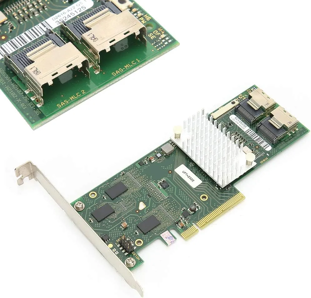 SAS SATA Ports Controller RAID Card for Fujitsu LSI 9261‑8i SAS Array Card 512M Support RAID5/6 6T Hard Disk
