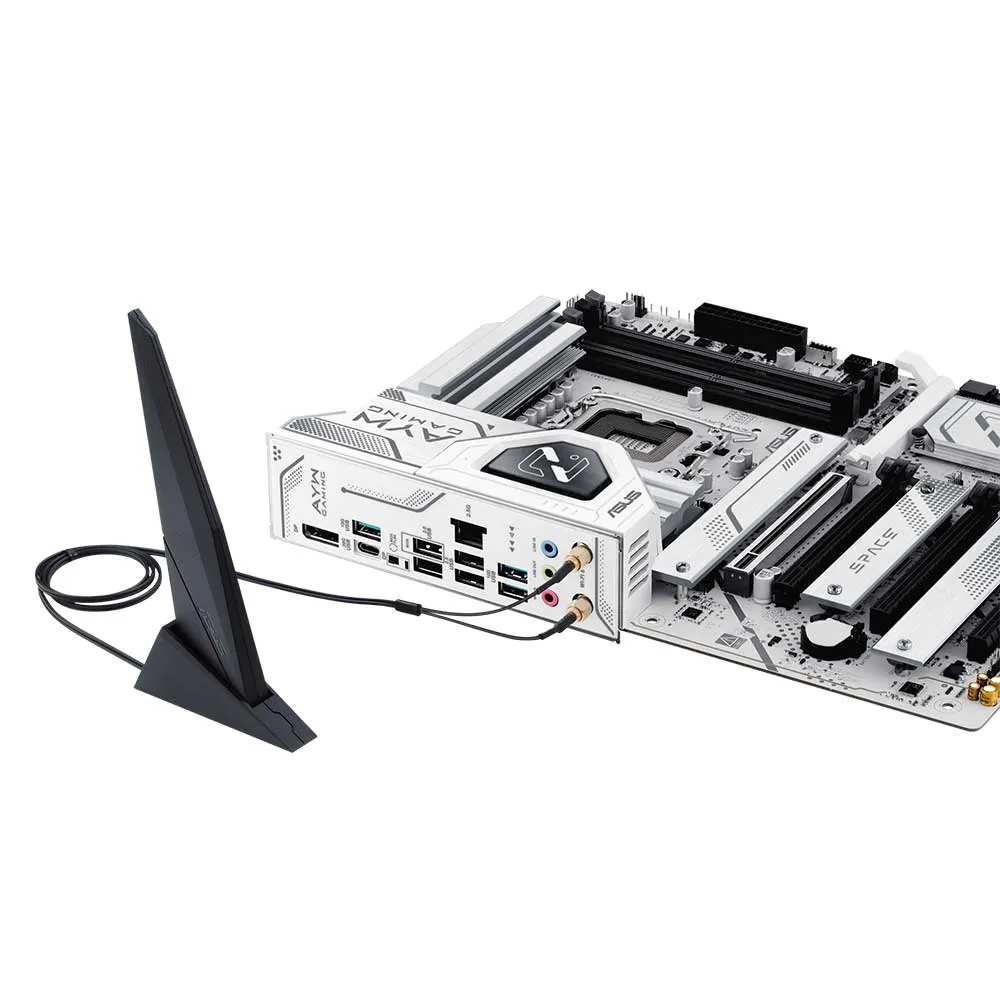 ASUS Z890 AYW Gaming WiFi W ATX Z890 , Intel® Core™ Ultra Series 2 Ready - White
