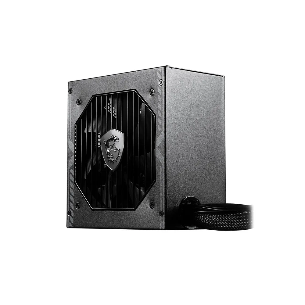 MSI MAG A650BN Gaming Power Supply - 80 Plus Bronze Certified 650W - Compact Size - ATX PSU