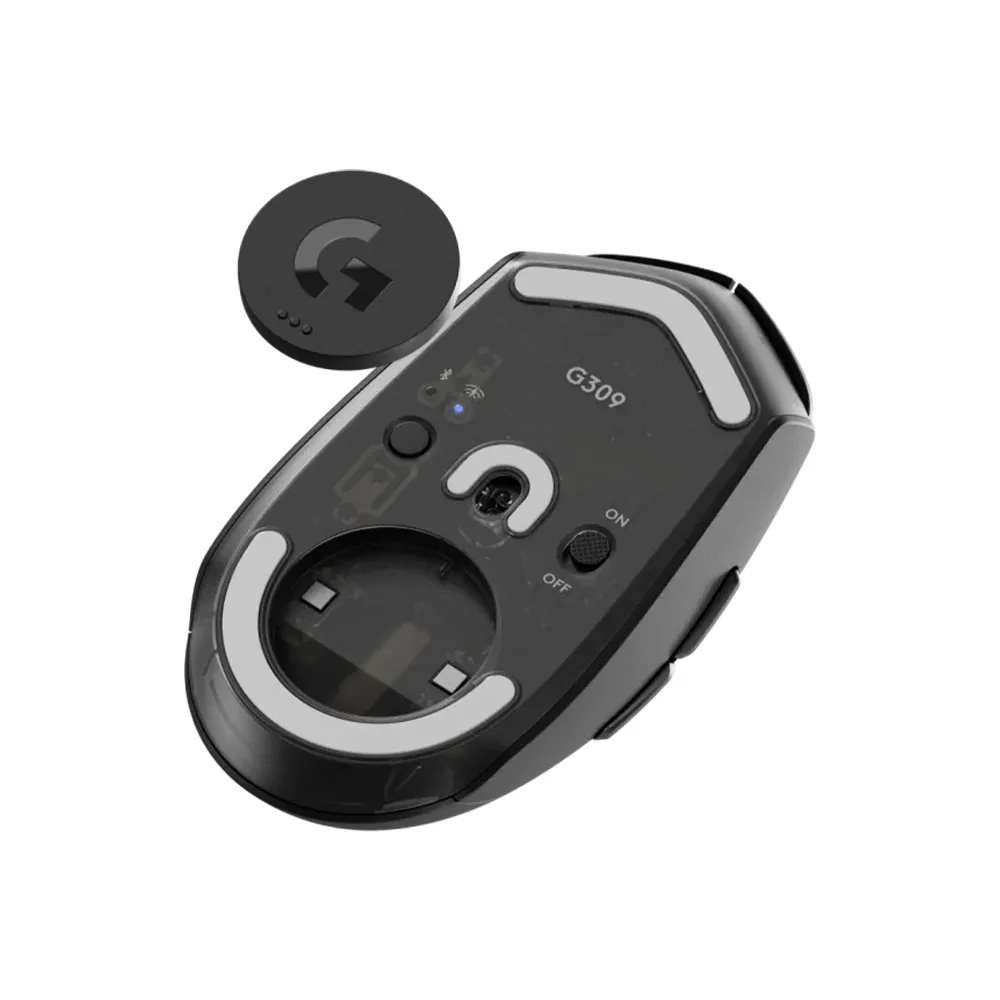 Logitech G309 Lightspeed Wireless Gaming Mouse, Hero 25K Sensor, 86g & 300+ hr Battery Life with AA Battery, 6 Programmable Buttons - Black