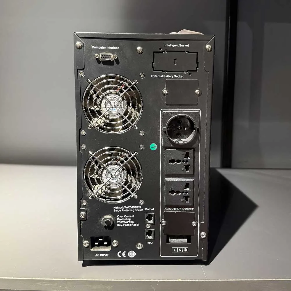Medal Power Online UPS 3KVA, 240V Output voltage, LCD display screen, Monitoring software Available - Used