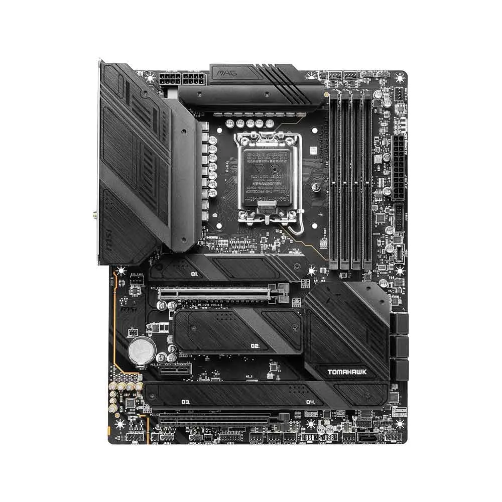 MSI MAG Z790 Tomahawk WiFi Motherboard ATX, Supports Intel Core 12/13th Gen Processors, LGA 1700, DDR5 Boost (7200+MHz/OC)