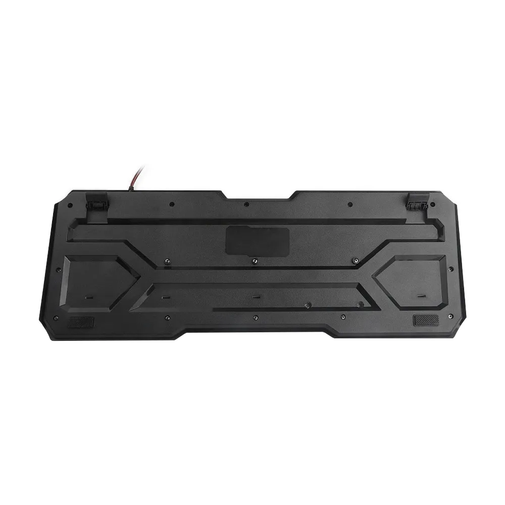 Redragon K506-1 Centaur2, 7-Color Rainbow Backlit, 104 Key, Quiet membrane switches, Full-Size, Wired Gaming, Numeric Keypad - Black
