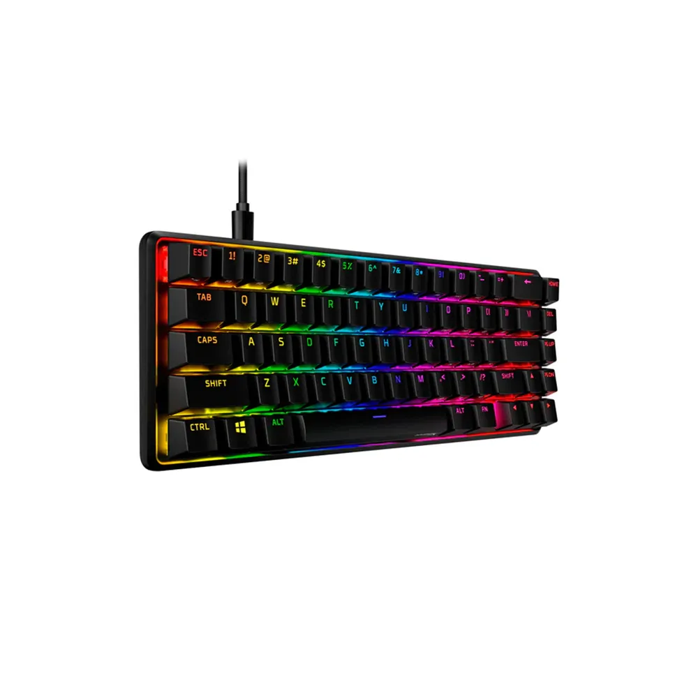 HyperX Alloy Origins 65 - Mechanical Gaming Keyboard, Compact 65% Form Factor, Linear Red Switch, RGB LED Backlit - Black - OPEN BOX