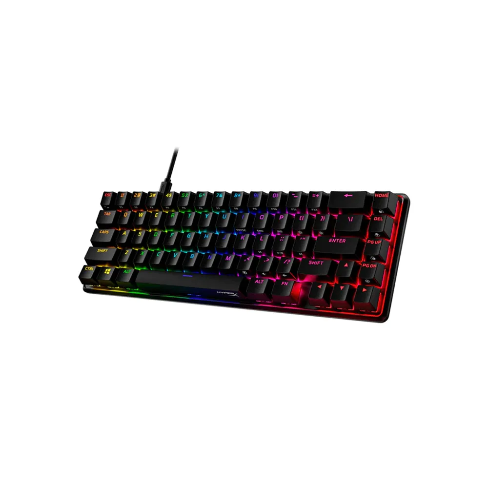 HyperX Alloy Origins 65 - Mechanical Gaming Keyboard, Compact 65% Form Factor, Linear Red Switch, RGB LED Backlit - Black - OPEN BOX