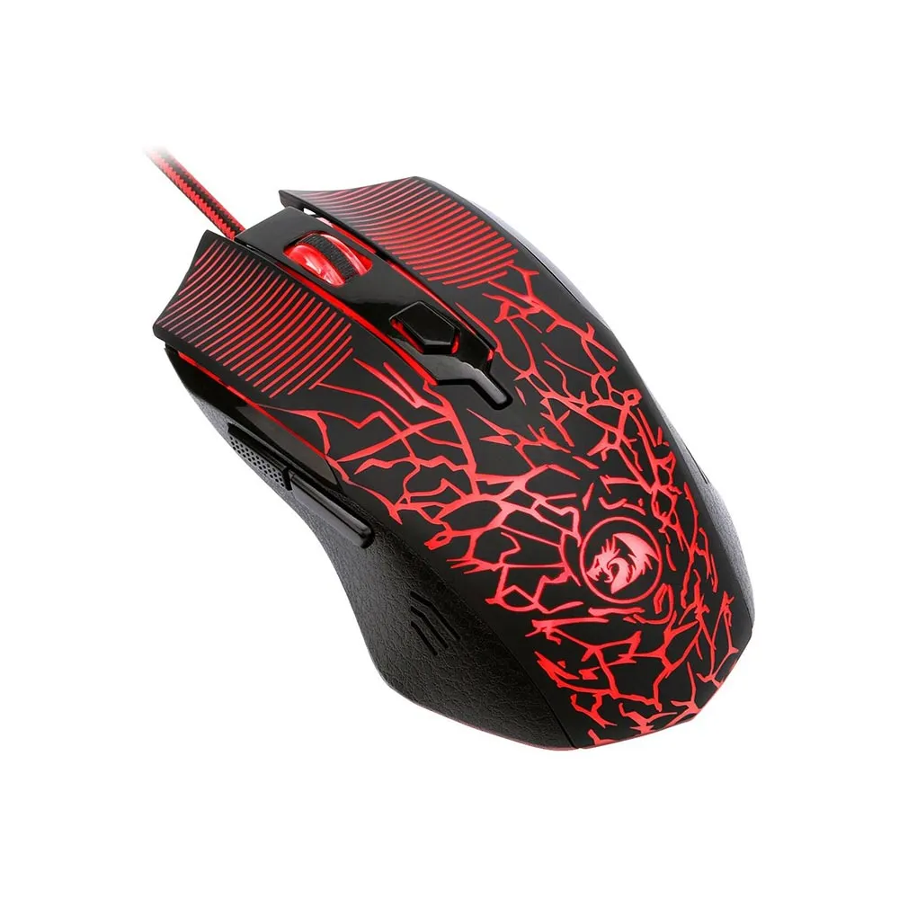 Redragon Gaming Essentials S107 V2 Gaming Keyboard and Mouse Combo Large Mouse Pad Mechanical Feel RGB Backlit 3200 DPI Mouse