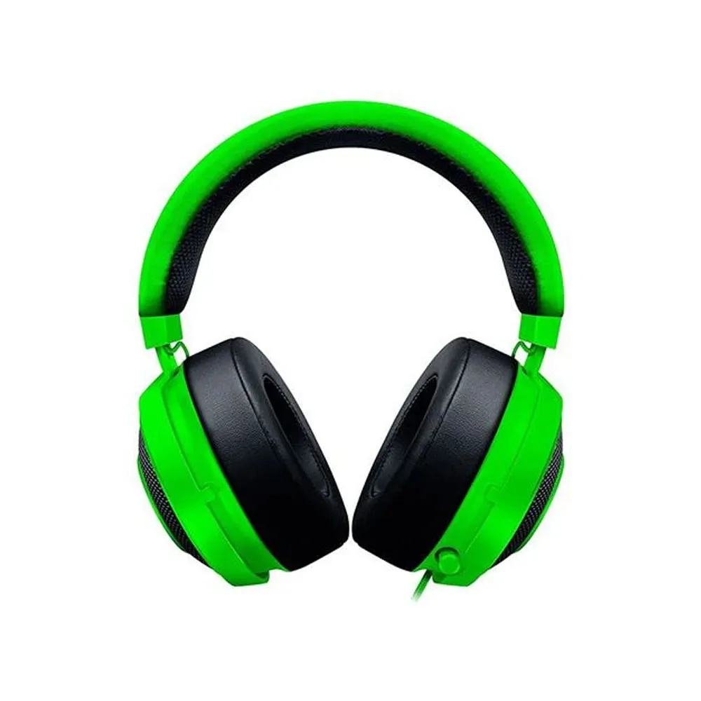 Razer Kraken Pro V2, Lightweight Aluminum Headband, Retractable Mic, in-Line Remote, Gaming Headset - Green