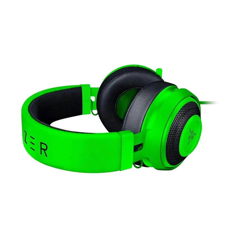 Razer Kraken Pro V2, Lightweight Aluminum Headband, Retractable Mic, in-Line Remote, Gaming Headset - Green