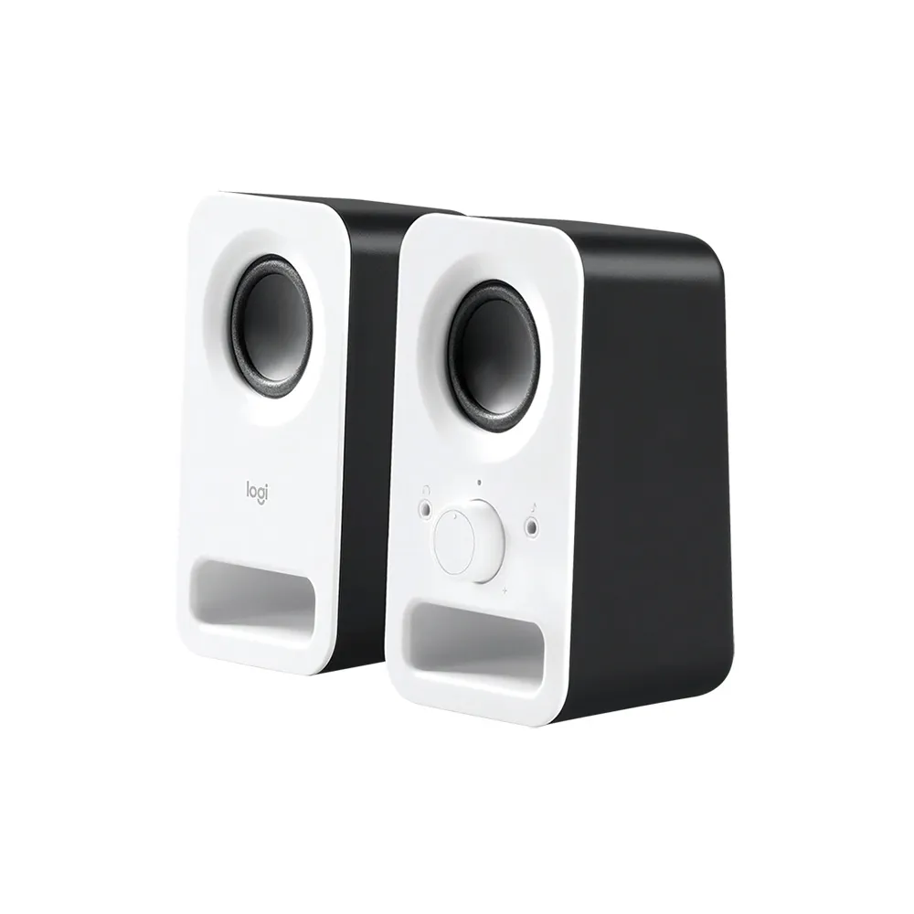 Logitech Z150 Multimedia Speakers with Stereo Sound for Multiple Devices, 3.5MM, White
