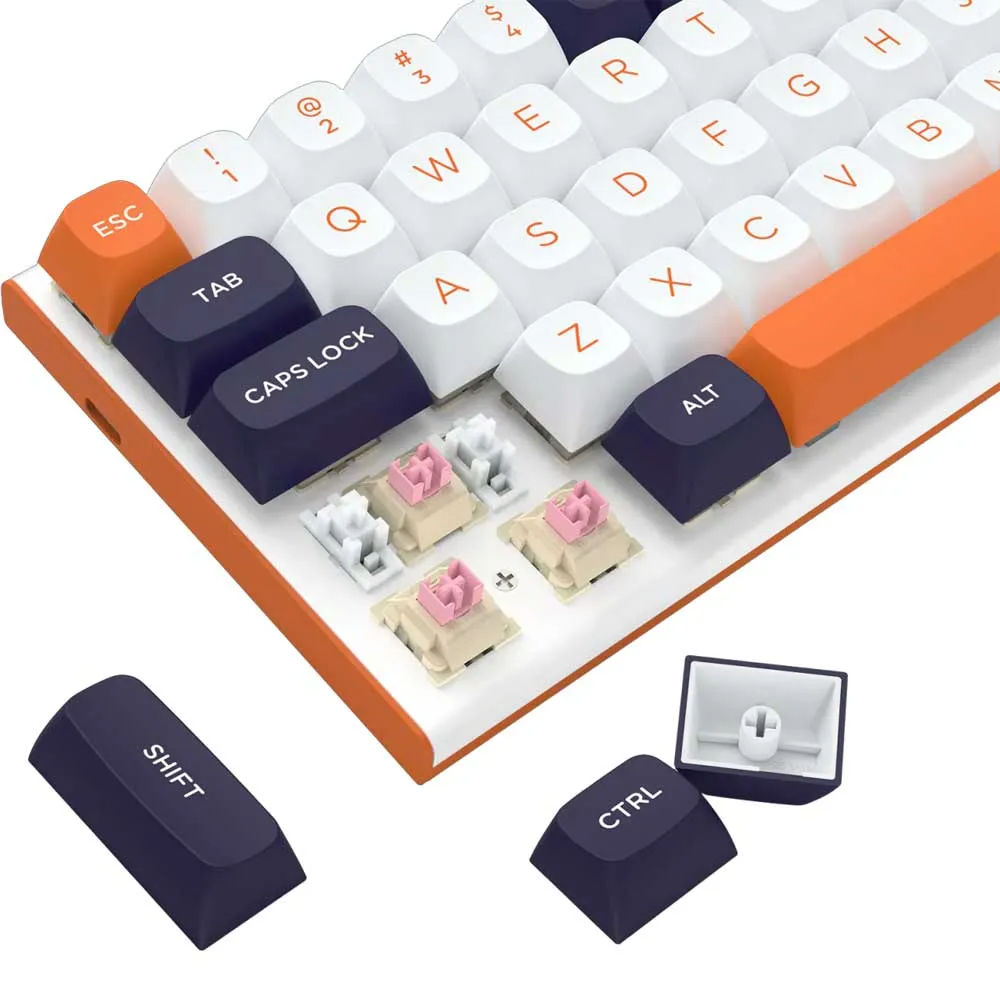 Redragon FIDD K683 Rapid Trigger HE Gaming Keyboard, 60% 61 Keys Wired Mechanical Keyboard w/Hyper-Fast Actuation, Dedicated Hall Effect Magnetic Switch