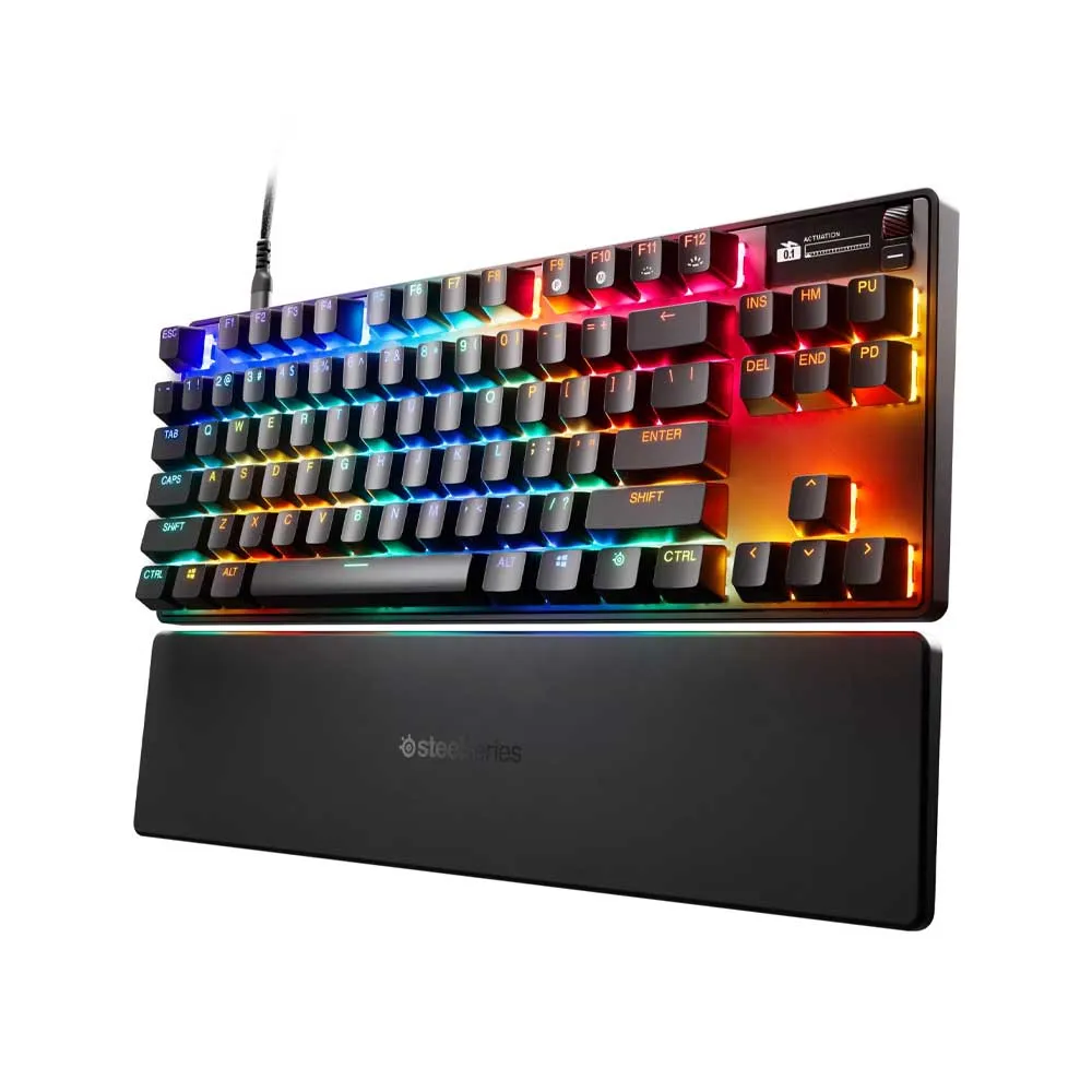 SteelSeries Apex Pro TKL Gen 3 OmniPoint 3.0 HyperMagnetic Switches, Rapid Trigger, Wired - Black