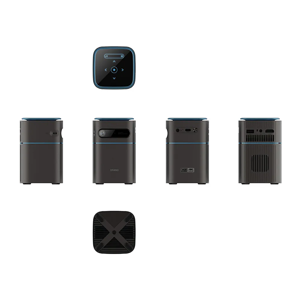 Hotack D042 Pocket Mini Projector, Smart TouchPad Pico DLP Portable LED WIFI Bluetooth Full HD 1080P Home Theater