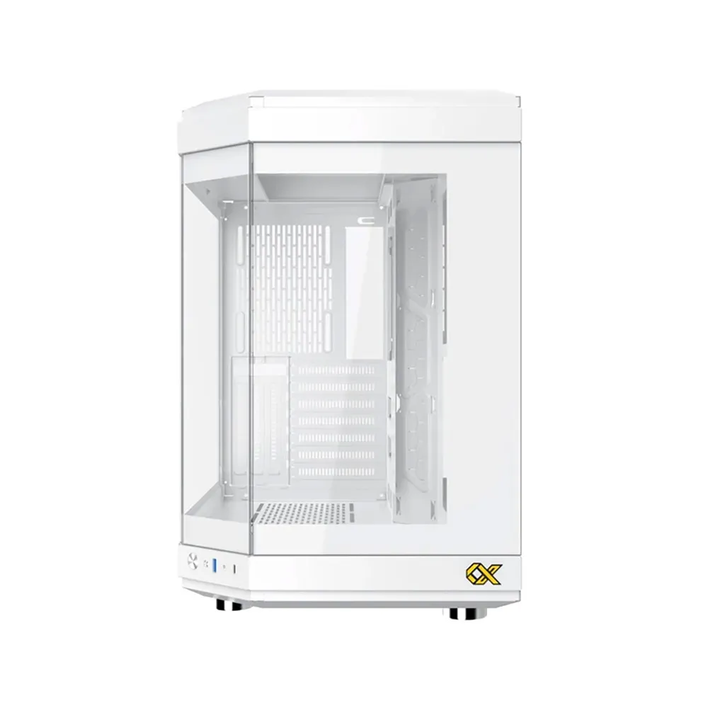 Xigmatek CUBI Arctic ATX RGB Tower Gaming Case - White