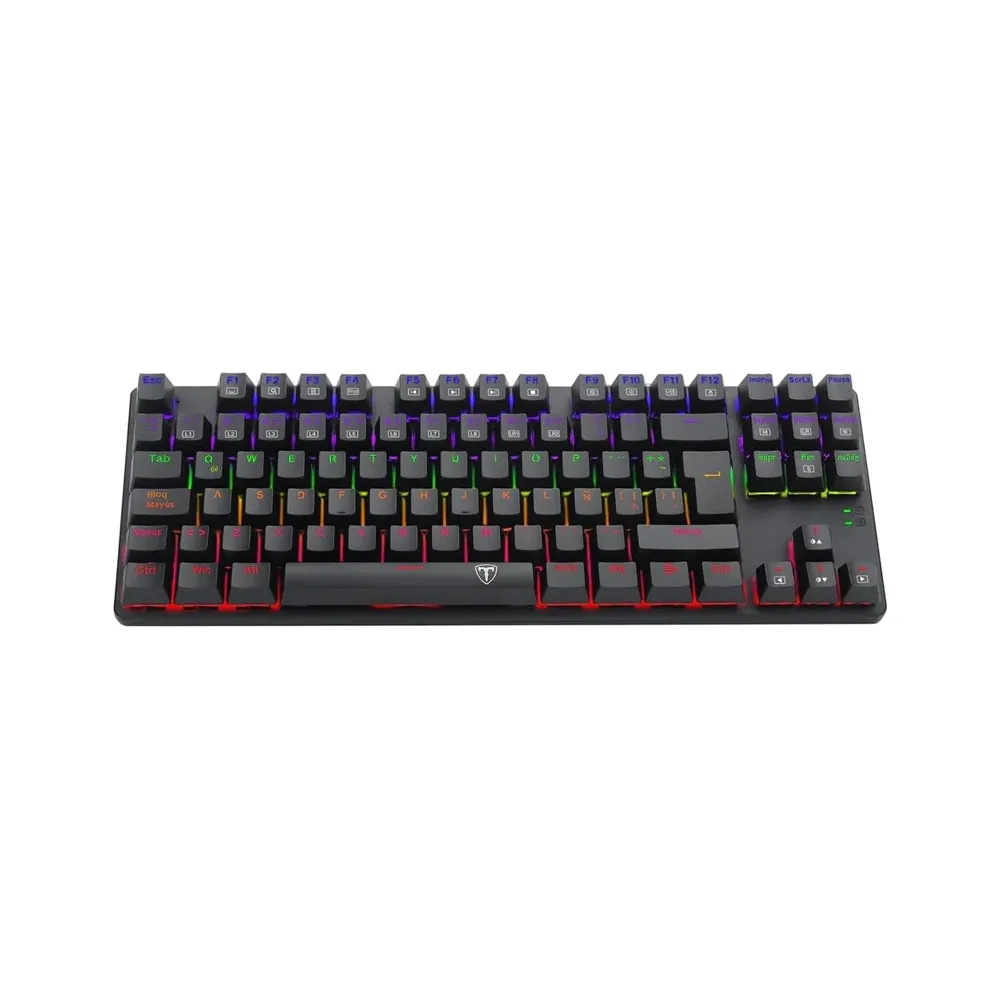 T-Dagger BALI T-TGK311, Tenkeyless, Outemu Sw. RGB Rainbow LED Mechanical Gaming Keyboard – Black