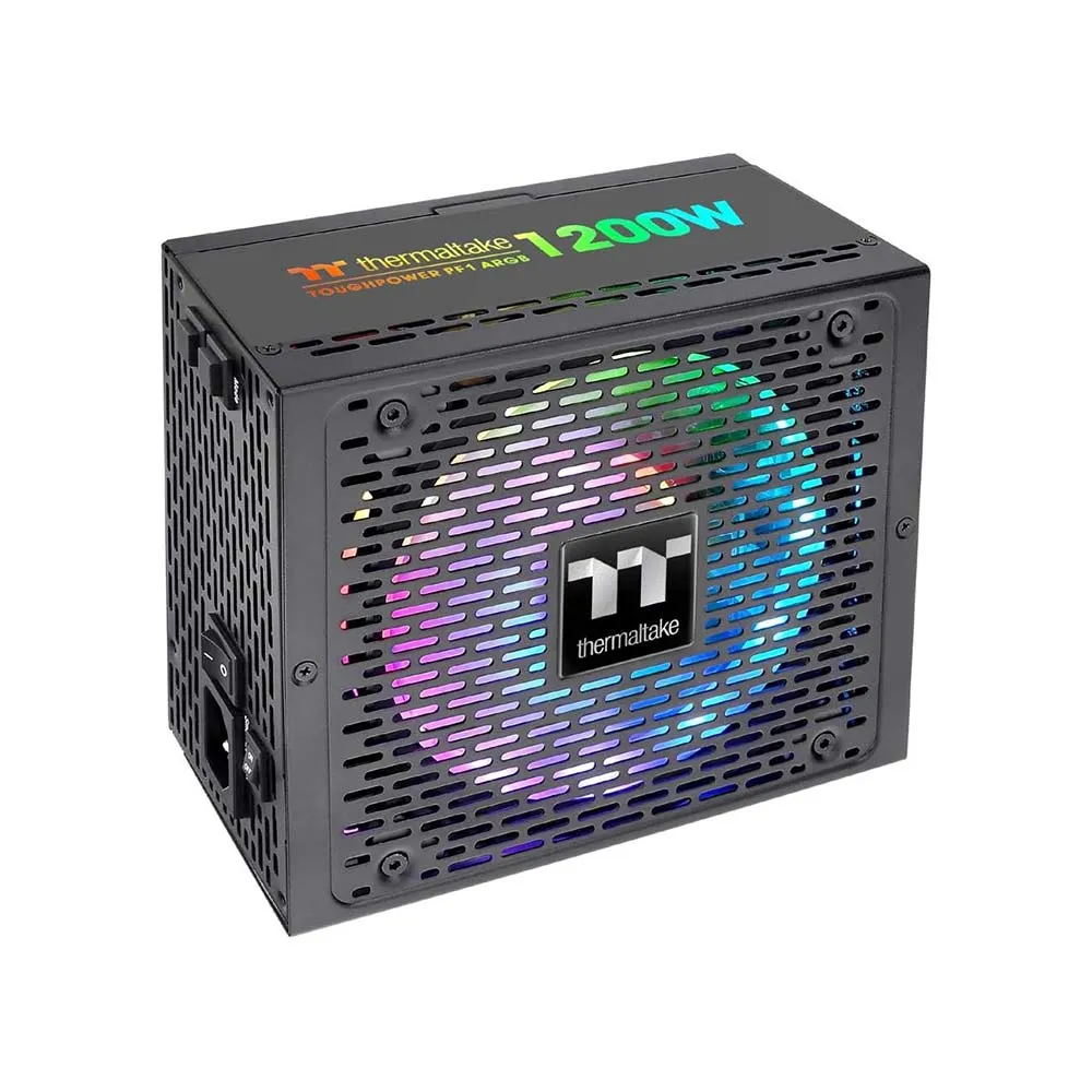 Thermaltake Toughpower PF1 1200W ARGB PC ATX Power Supply 80-Plus Platinum Fully Modular Quiet 140 Fan 2