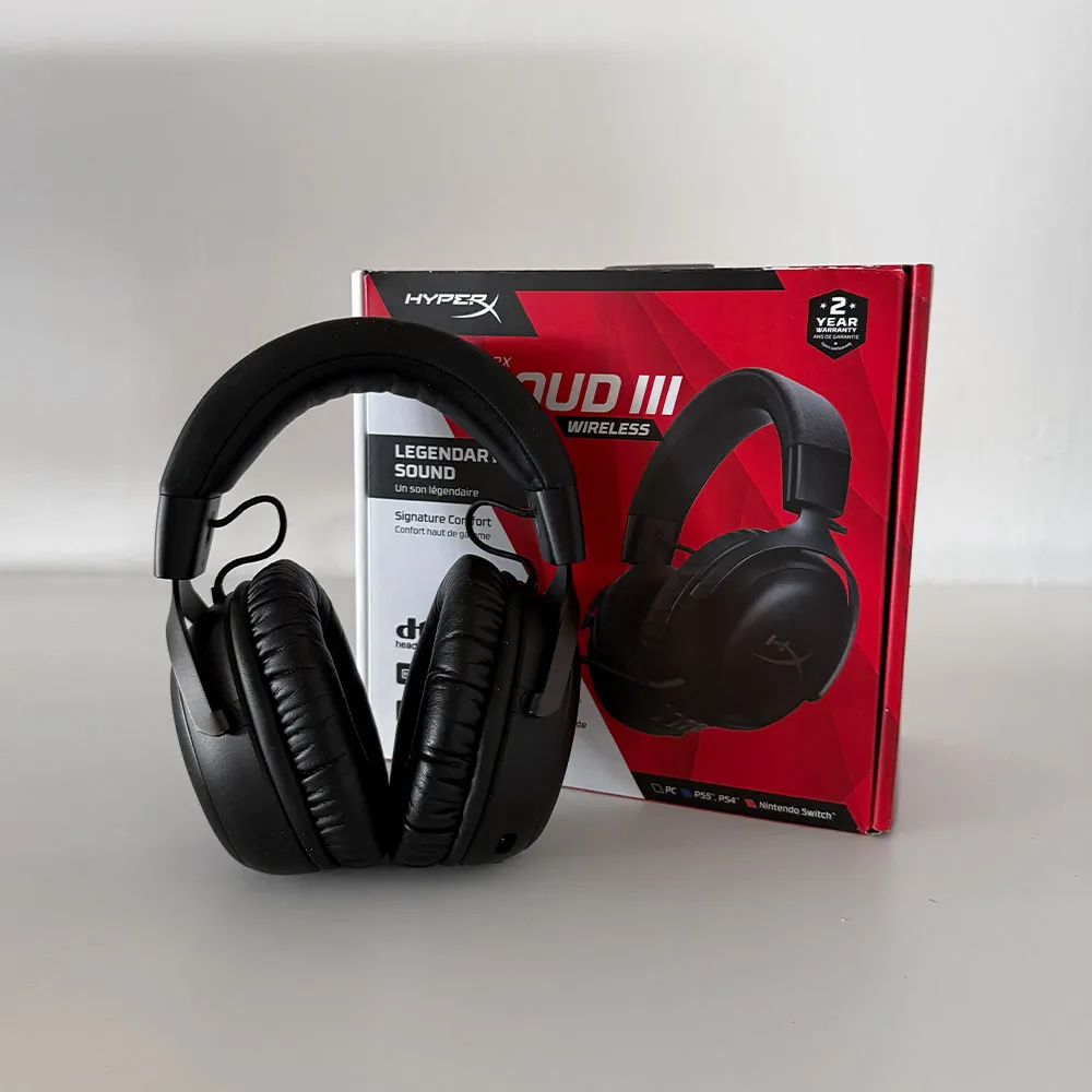 HyperX Cloud III Wireless, Gaming Headset for PC, PS5, PS4, up to