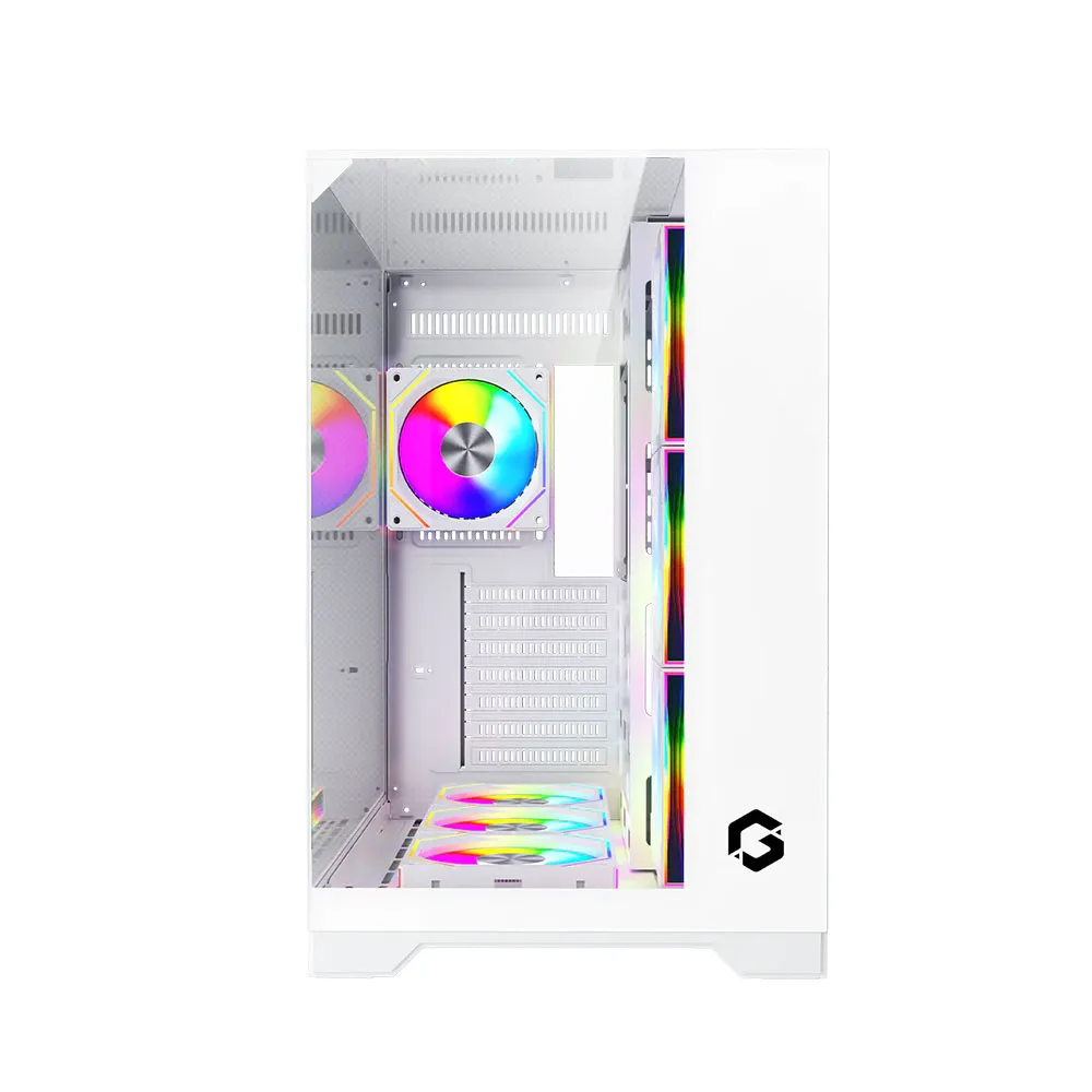 GAMEON Valkyrie I Series Mid Tower Gaming Case - White