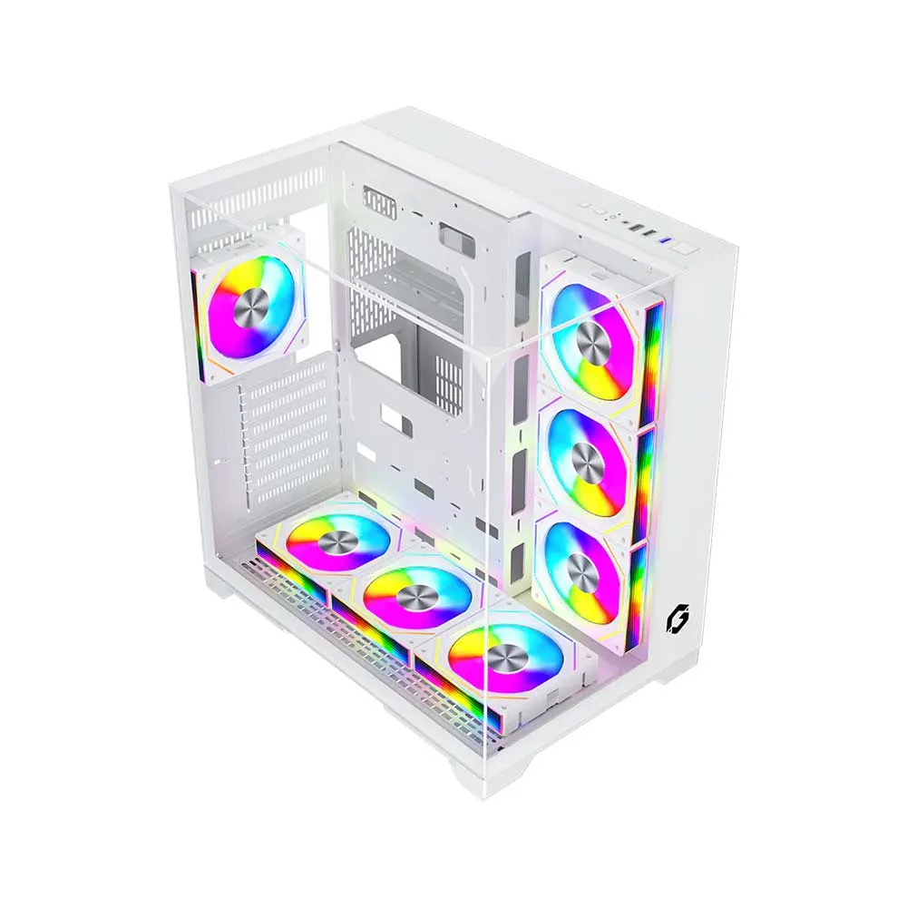 GAMEON Valkyrie I Series Mid Tower Gaming Case - White