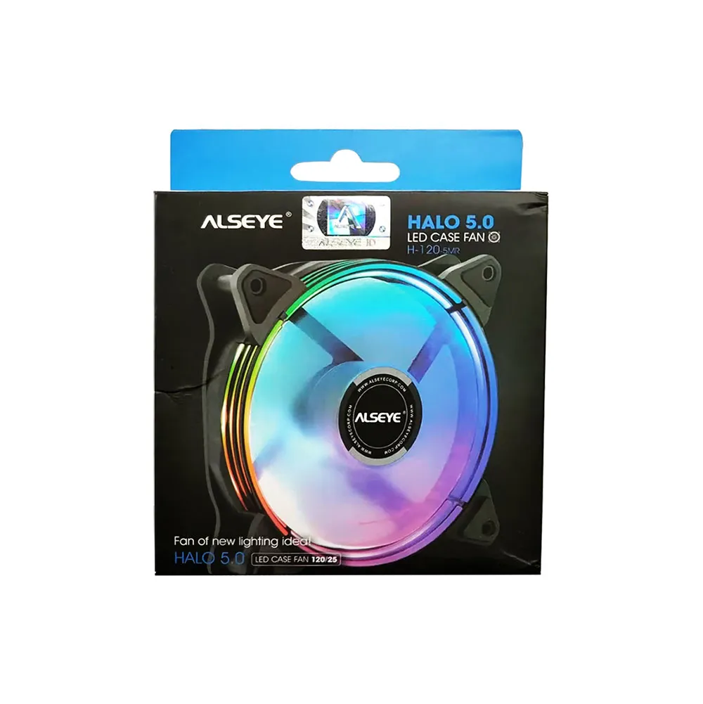 Alseye HALO 5.0 LED Case Fan H-120-5MR 12cm LED RGB Gaming Fan 2