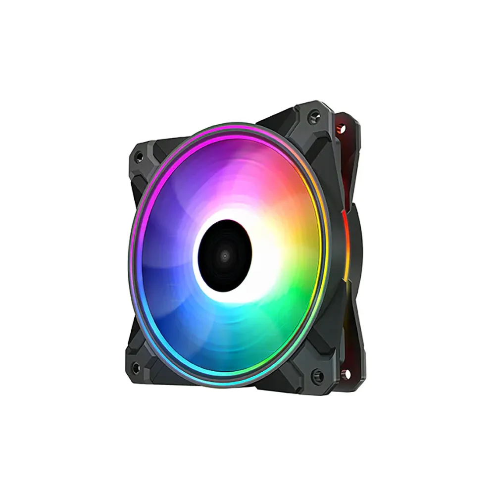 DeepCool CF120 Plus 3in1 PC Fans 3 Packs 120mm 1800RPM PWM Case Fans ARGB Aura SYNC, for ATX/MATX PC Cases - Black