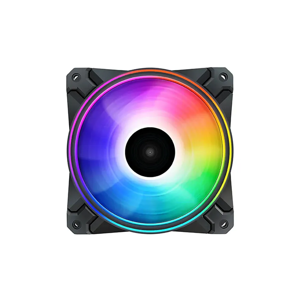 DeepCool CF120 Plus 3in1 PC Fans 3 Packs 120mm 1800RPM PWM Case Fans ARGB Aura SYNC, for ATX/MATX PC Cases - Black