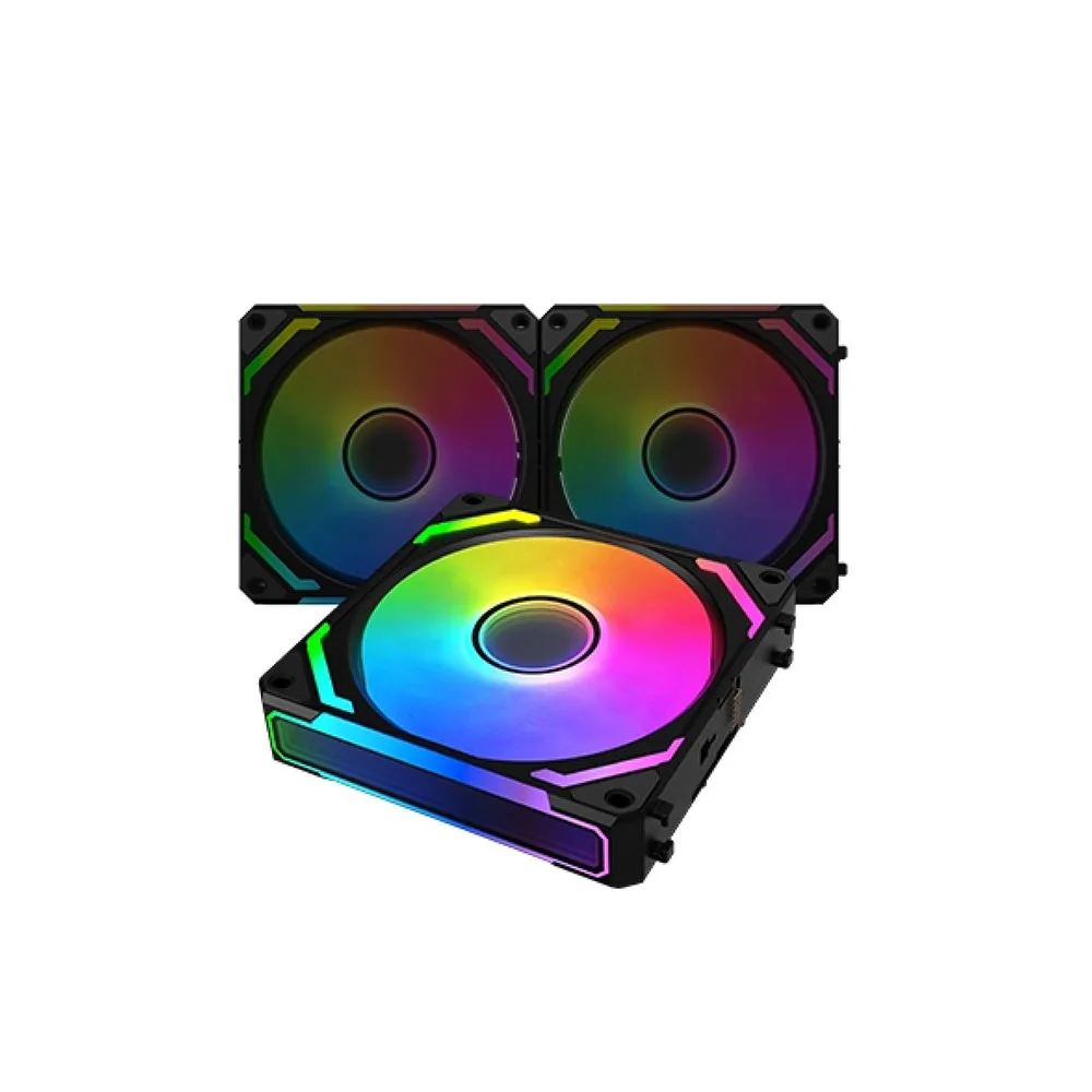 Xigmatek Starlink Ultra ARGB 120mm 3 Fans Pack Black with Smart Link and Remote Controller 2