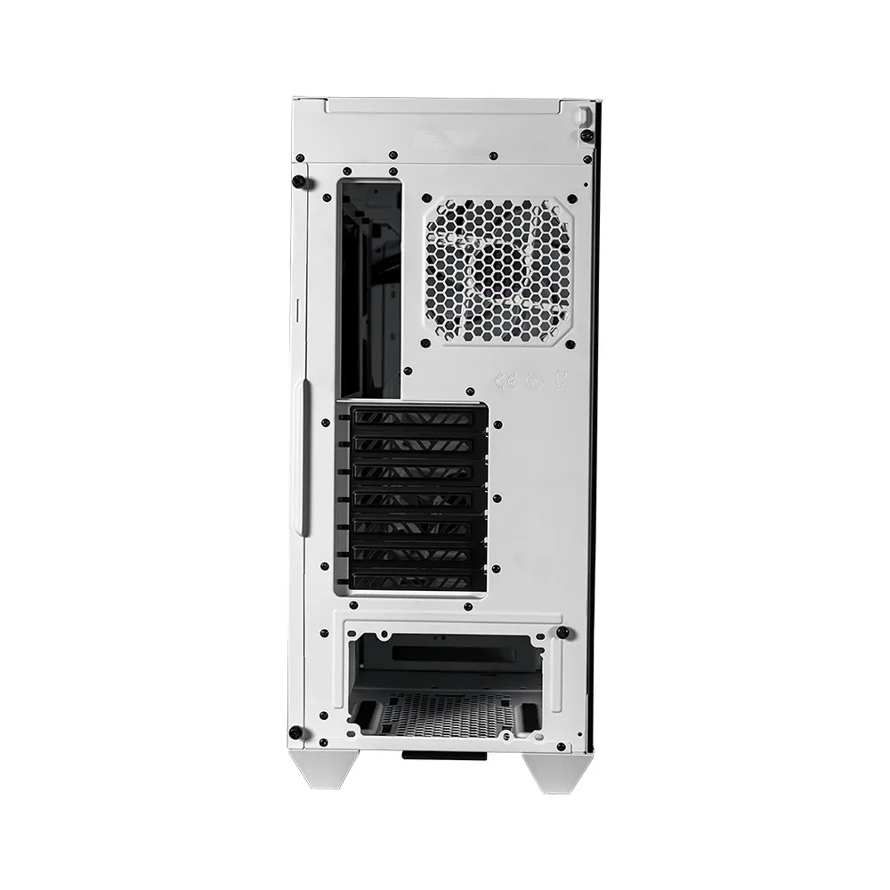 Cooler Master HAF 500, High Airflow ATX Mid-Tower, Mesh Front Panel, Dual 200mm Customizable ARG Lighting Fans - White