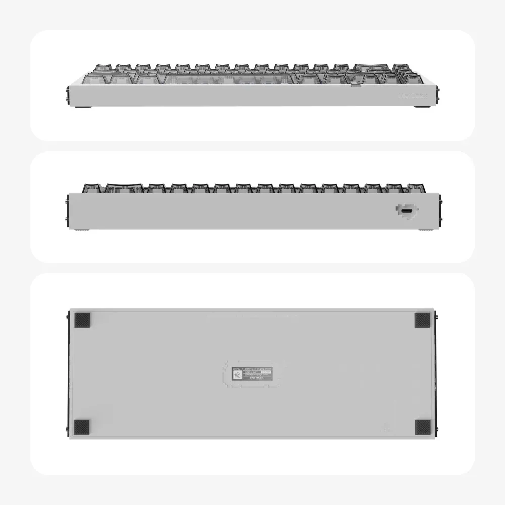 MelGeek REAL67 Wired Gaming Keyboard with RGB, Magnetic Keyboard with Hall Effect, Rapid Trigger, Hot-Swappable, Snap Tap & Adjustable Actuation