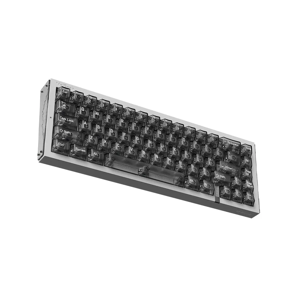 MelGeek REAL67 Wired Gaming Keyboard with RGB, Magnetic Keyboard with Hall Effect, Rapid Trigger, Hot-Swappable, Snap Tap & Adjustable Actuation