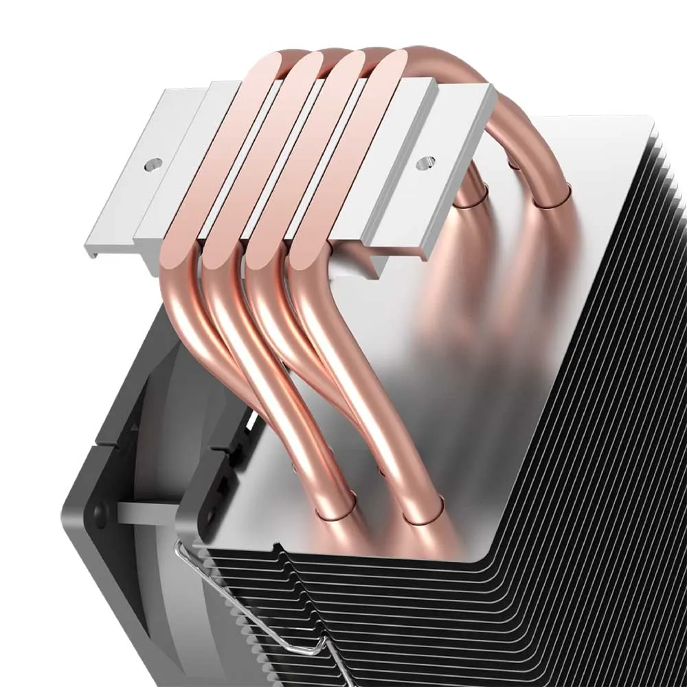 PcCooler Red Sea H4 CPU Air Cooler Single Tower - Black