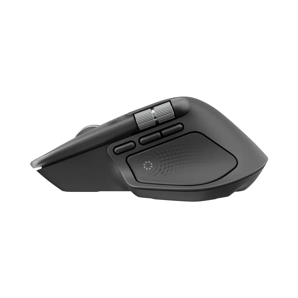 Logitech MX Master 4, Ergonomic Wireless Mouse with Advanced Performance Haptic Feedback, Ultra-Fast Scrolling, USB-C Charging, Bluetooth - Graphite