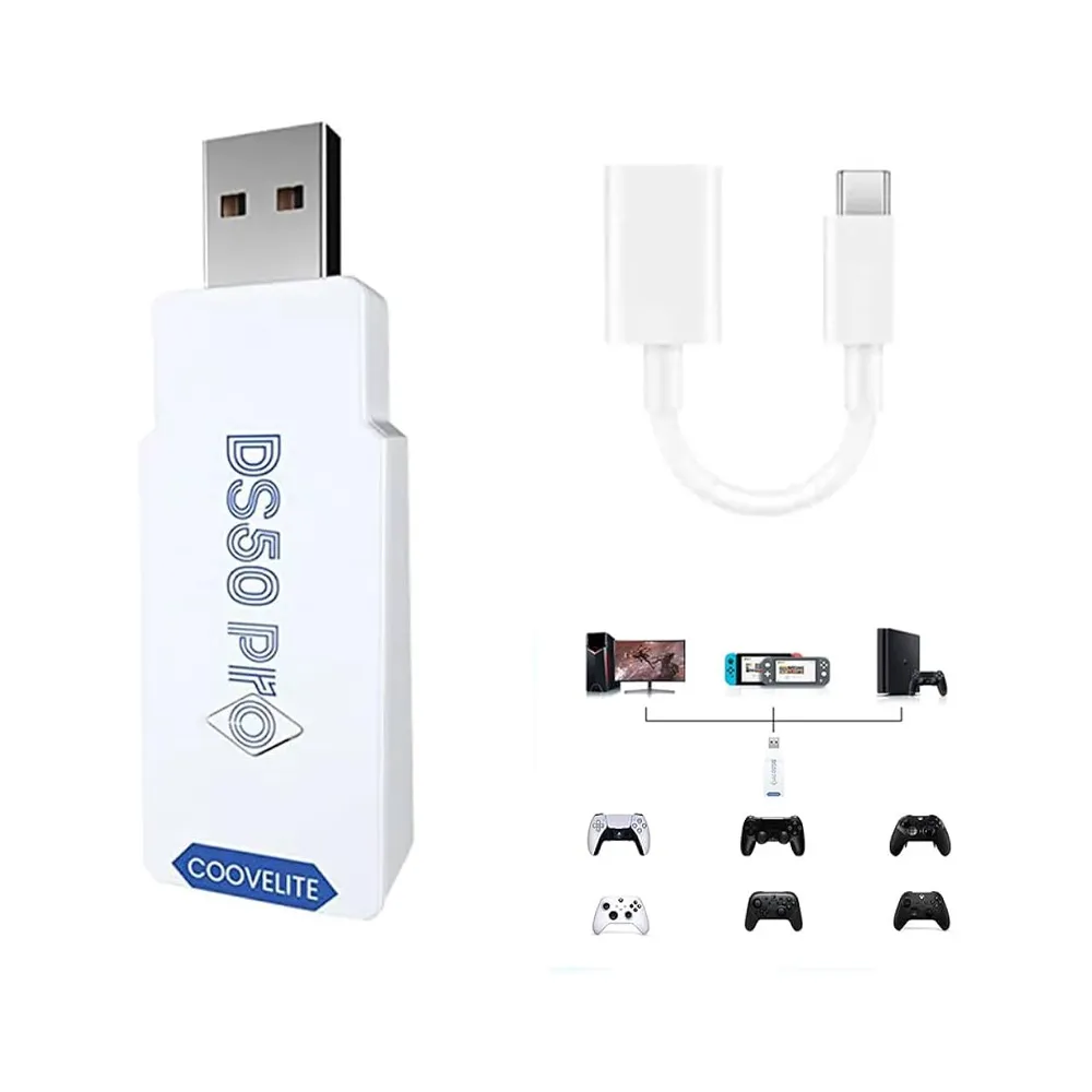 DS50 Pro Wireless Bluetooth Controller Converter Adapter