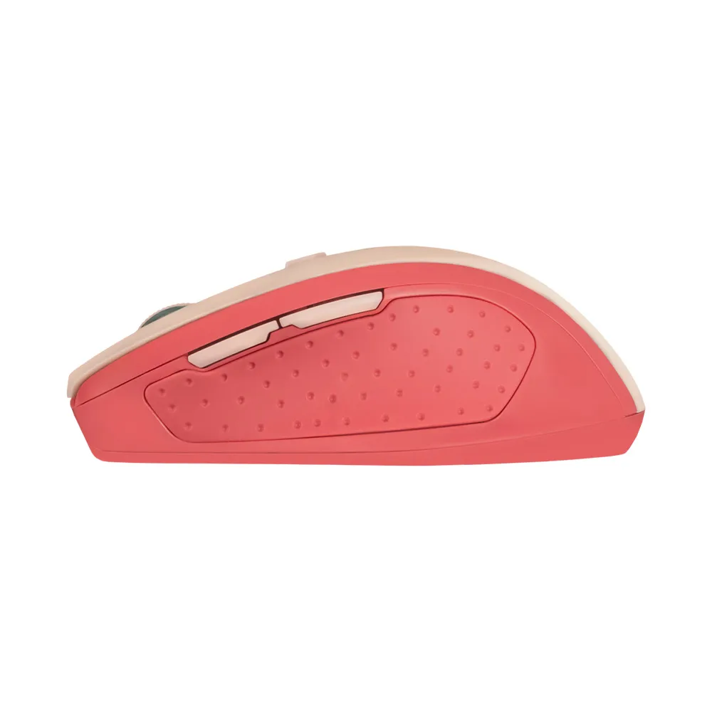 Redragon BS-8772 Wireless Keyboard & Mouse, 75% 78 Keys 2.4Ghz Wireless Low-Profile Mechanical Keyboard w/Rechargeable Battery, 2400 DPI Ergonomic - Pink
