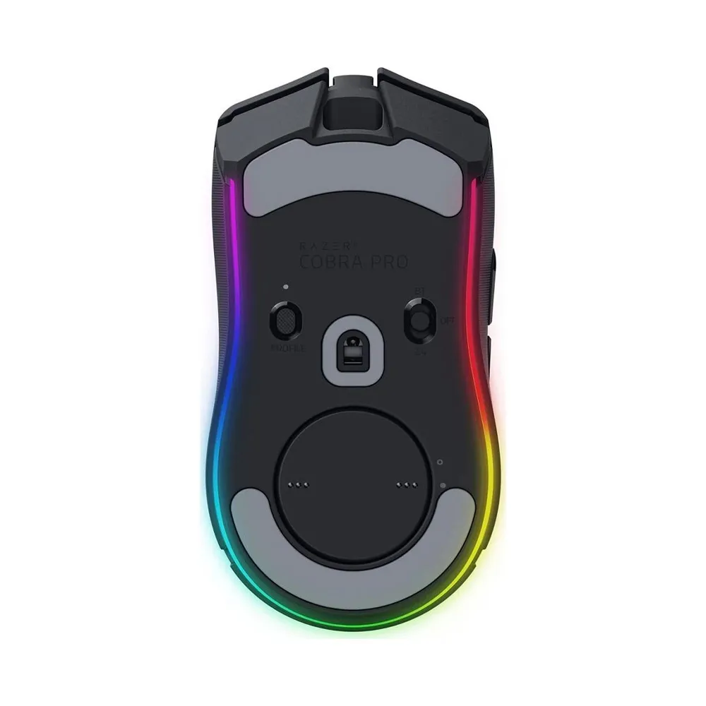 Razer Cobra Pro Wireless Gaming Mouse, Chroma RGB, Up to 30000 DPI, 8 Programmable Buttons, Speedflex Cable USB Type C - Black