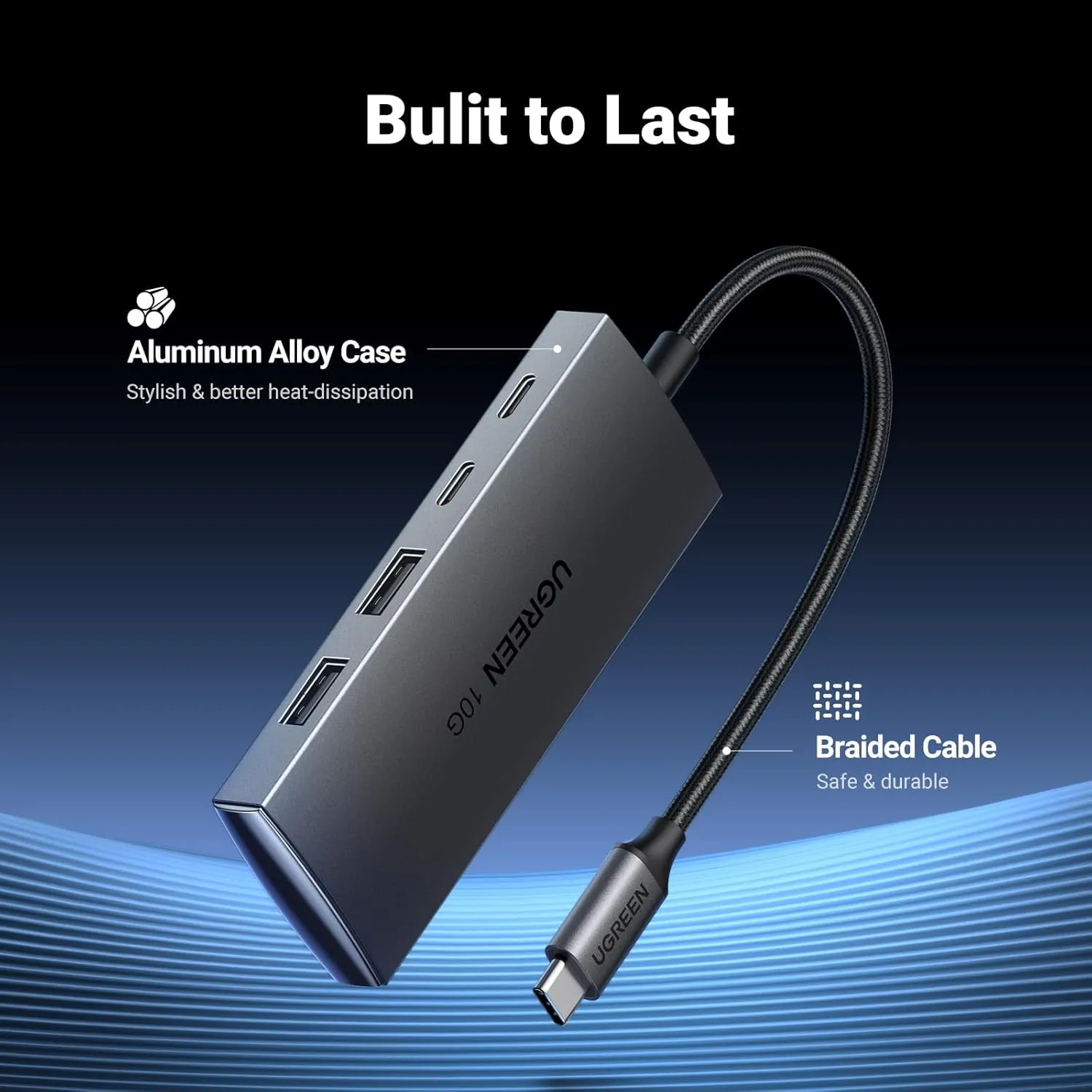 UGREEN USB C Hub 10Gbps, 4 Ports USB 3.2